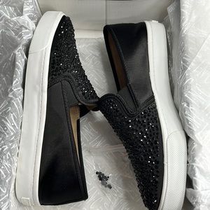 Black shiny INC sneakers